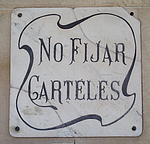 No Fijar Carteles