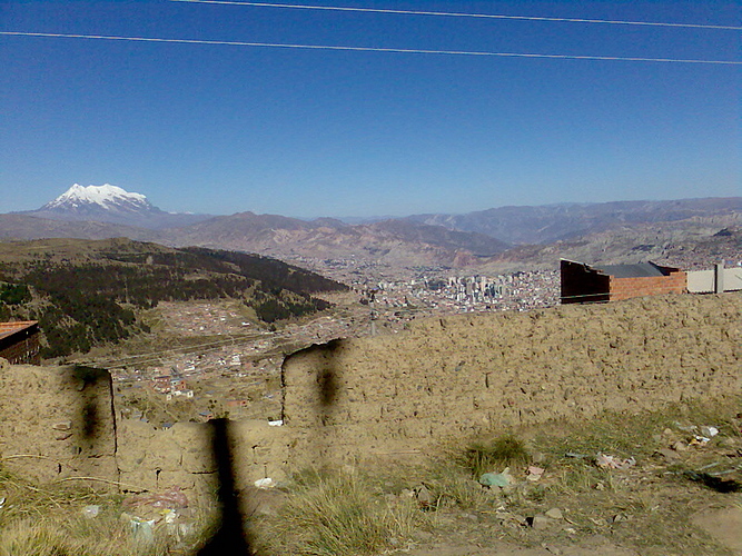 Bajando desde Chacaltaya